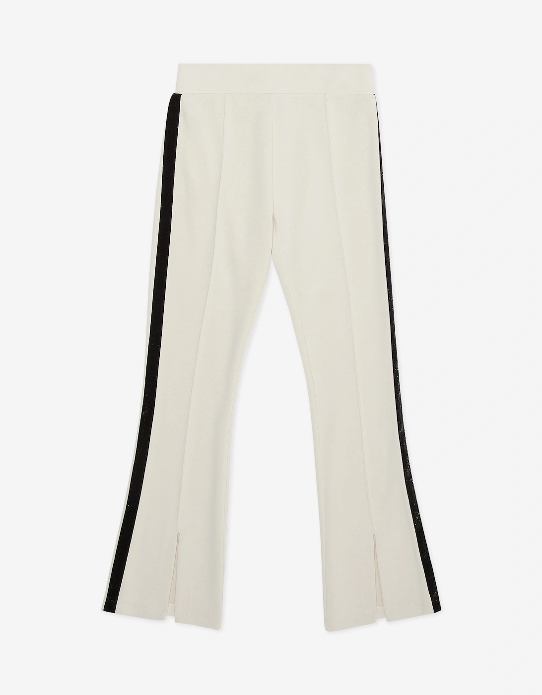 Emporio Armani Girls Logo Joggers in Beige, 5 of 4