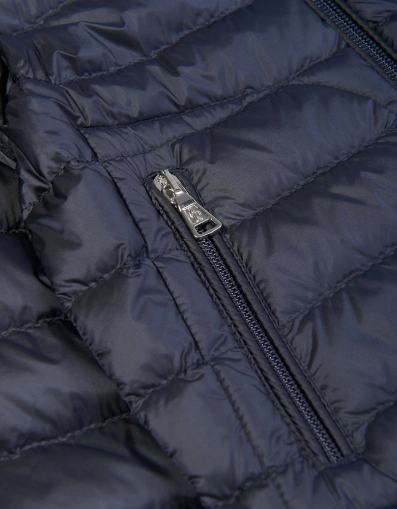 Enfant Boys Down Padded Lauros Jacket in Navy