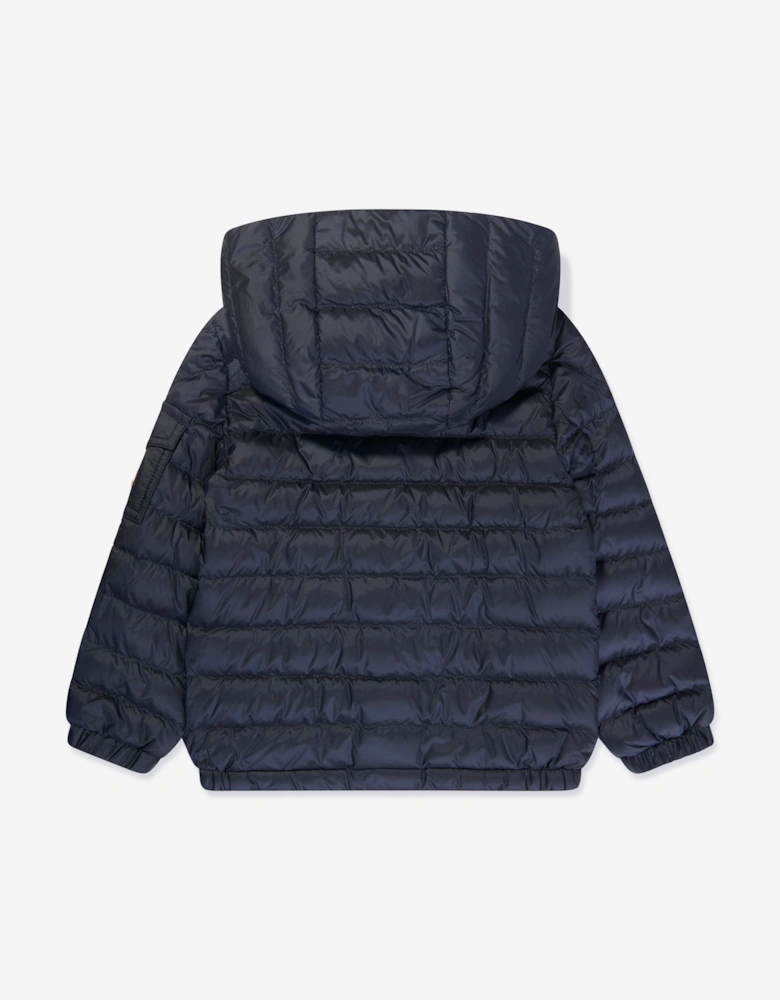 Enfant Boys Down Padded Lauros Jacket in Navy
