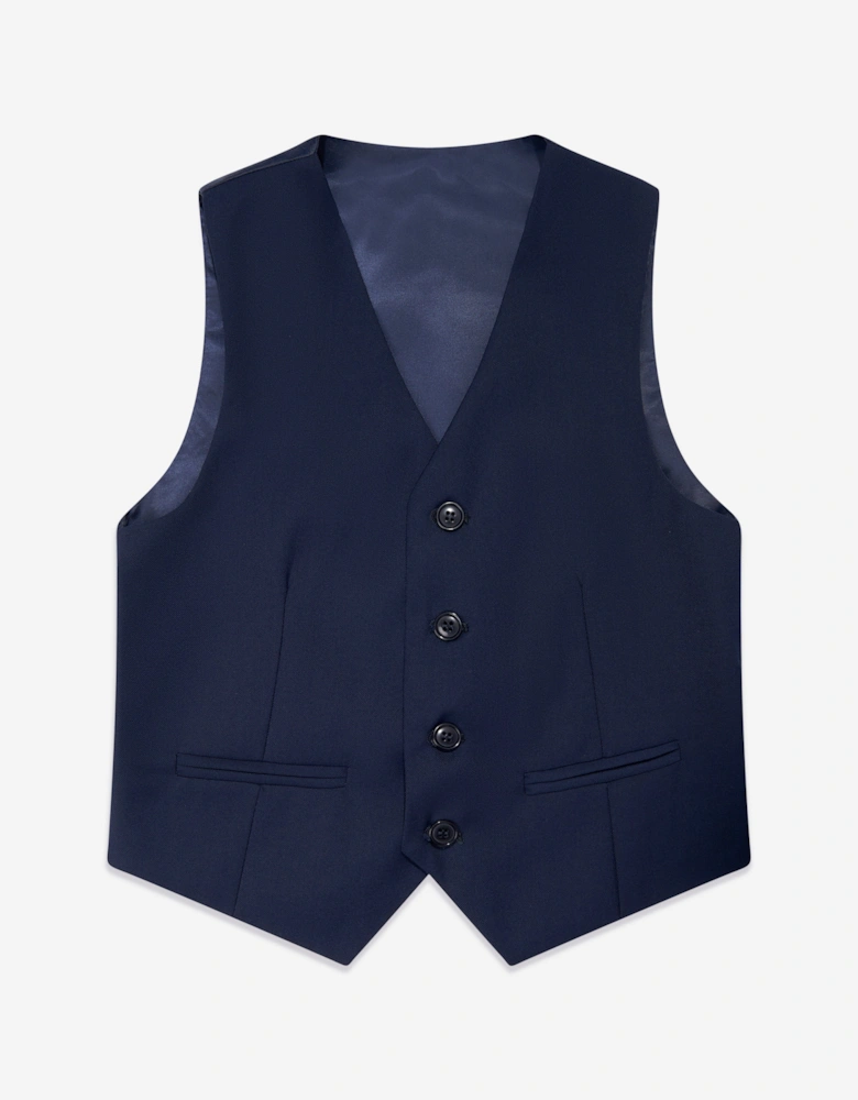 Boys 7 Piece Suit Set in Navy