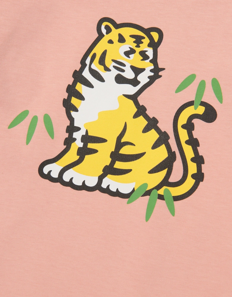 Girls Kotora Print T-Shirt in Pink