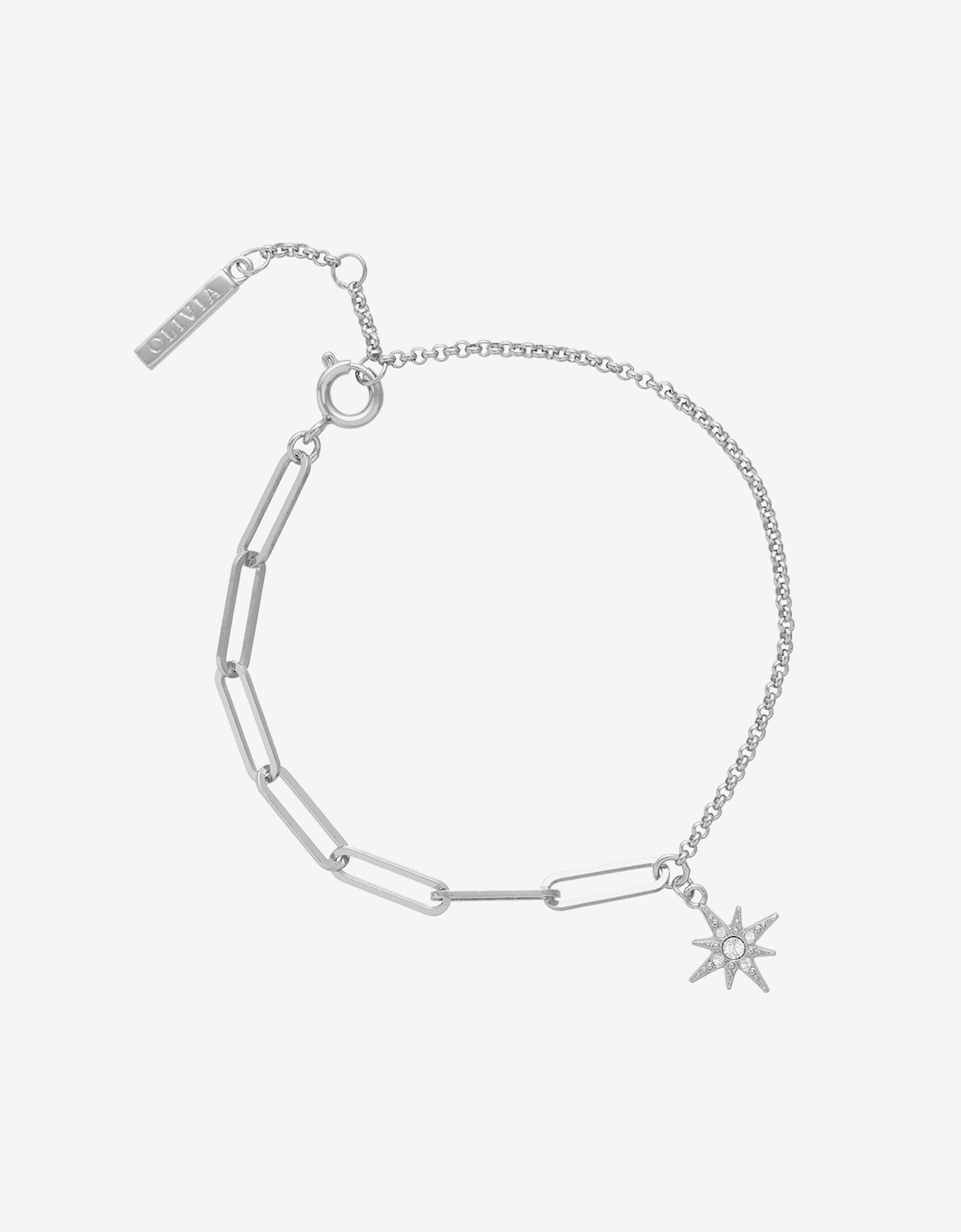 Celestial North Star Mismatch Bracelet in Silver (16cm), 4 of 3