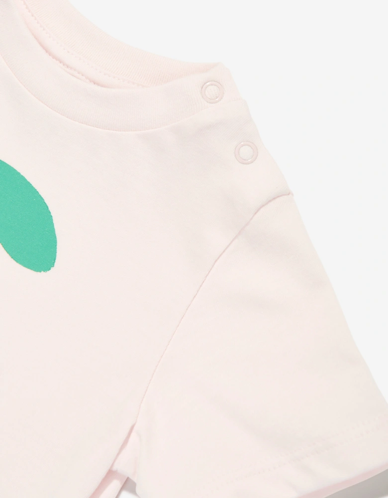 Baby Girls Cherries T-Shirt in Pink