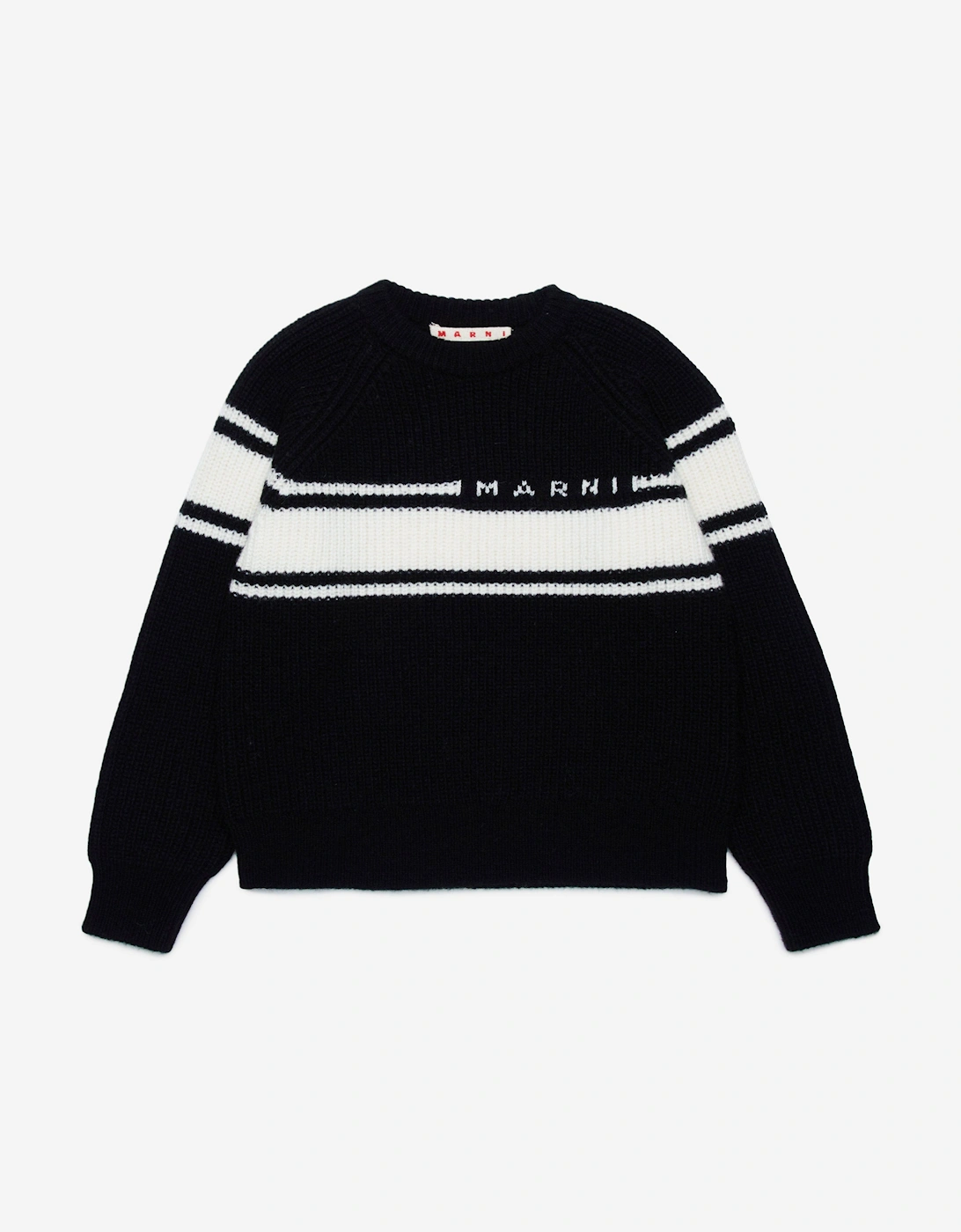 Kids Striped Jumper in Black, 5 of 4