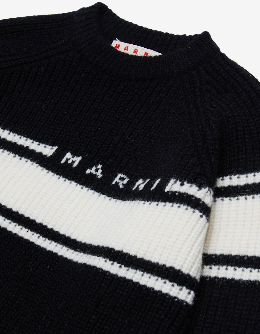 Kids Striped Jumper in Black