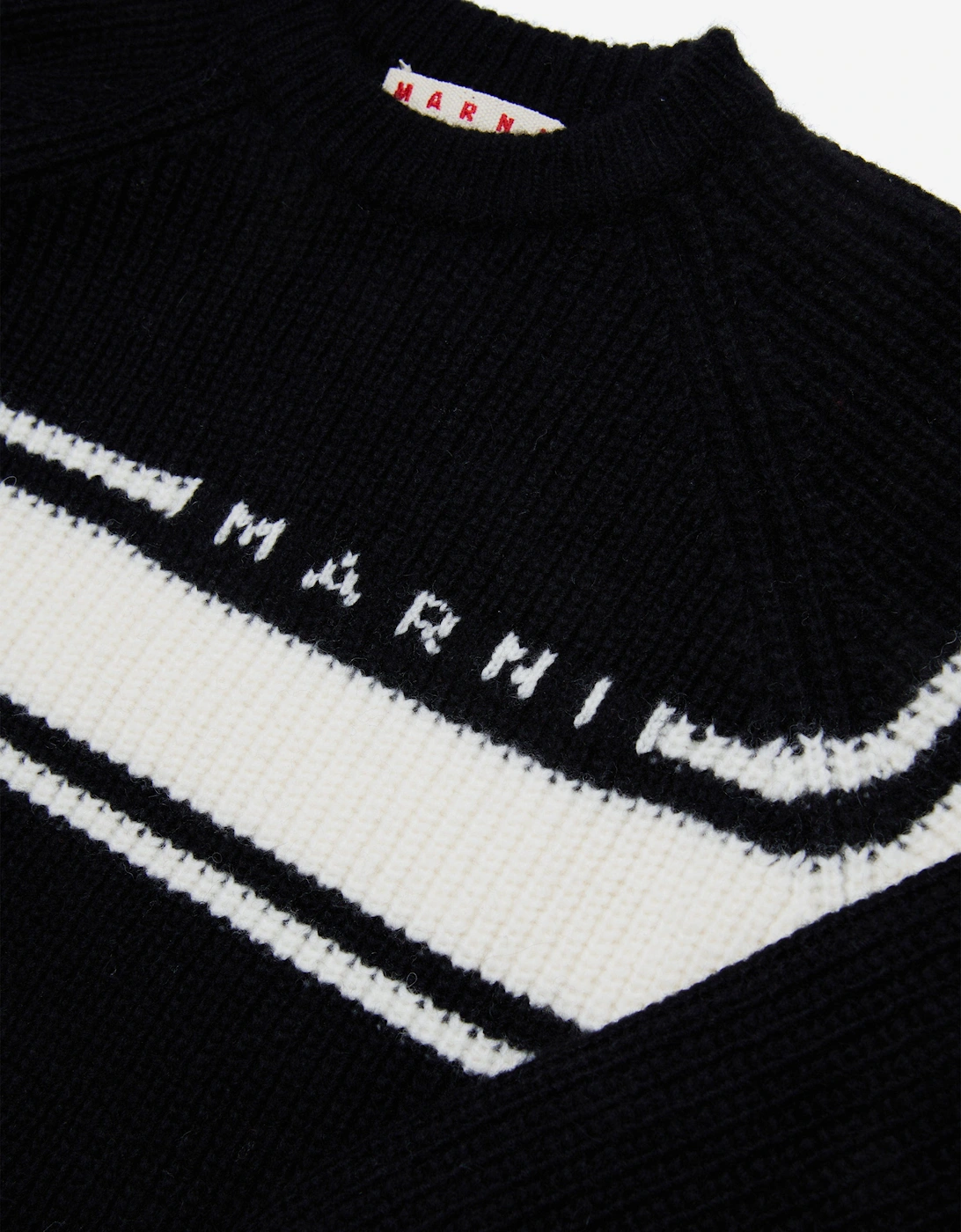 Kids Striped Jumper in Black