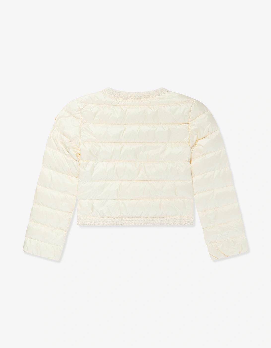 Enfant Girls Down Padded Dafina Jacket in Ivory