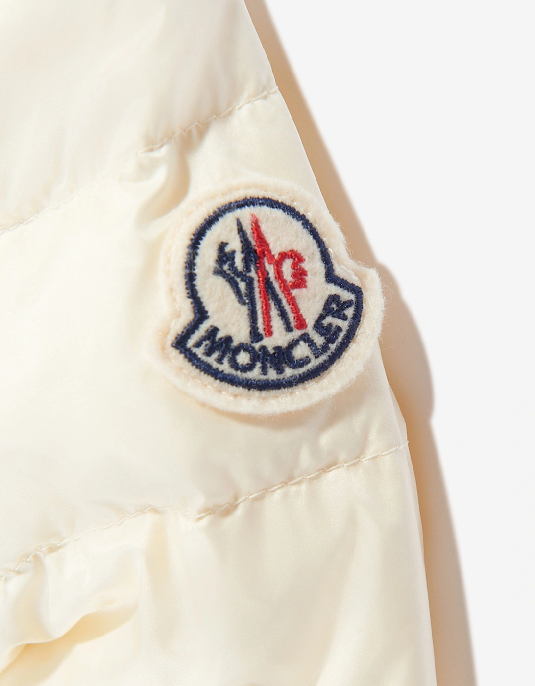 Enfant Girls Down Padded Dafina Jacket in Ivory