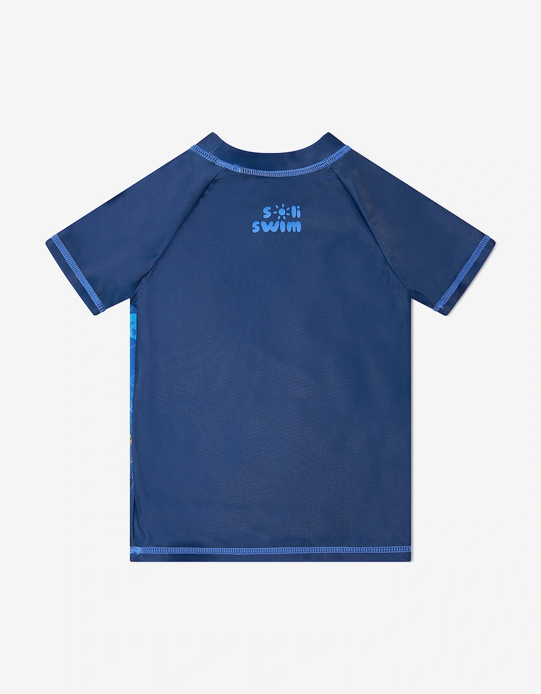 Boys Turtle Rash Guard in Blue (UPF50+)