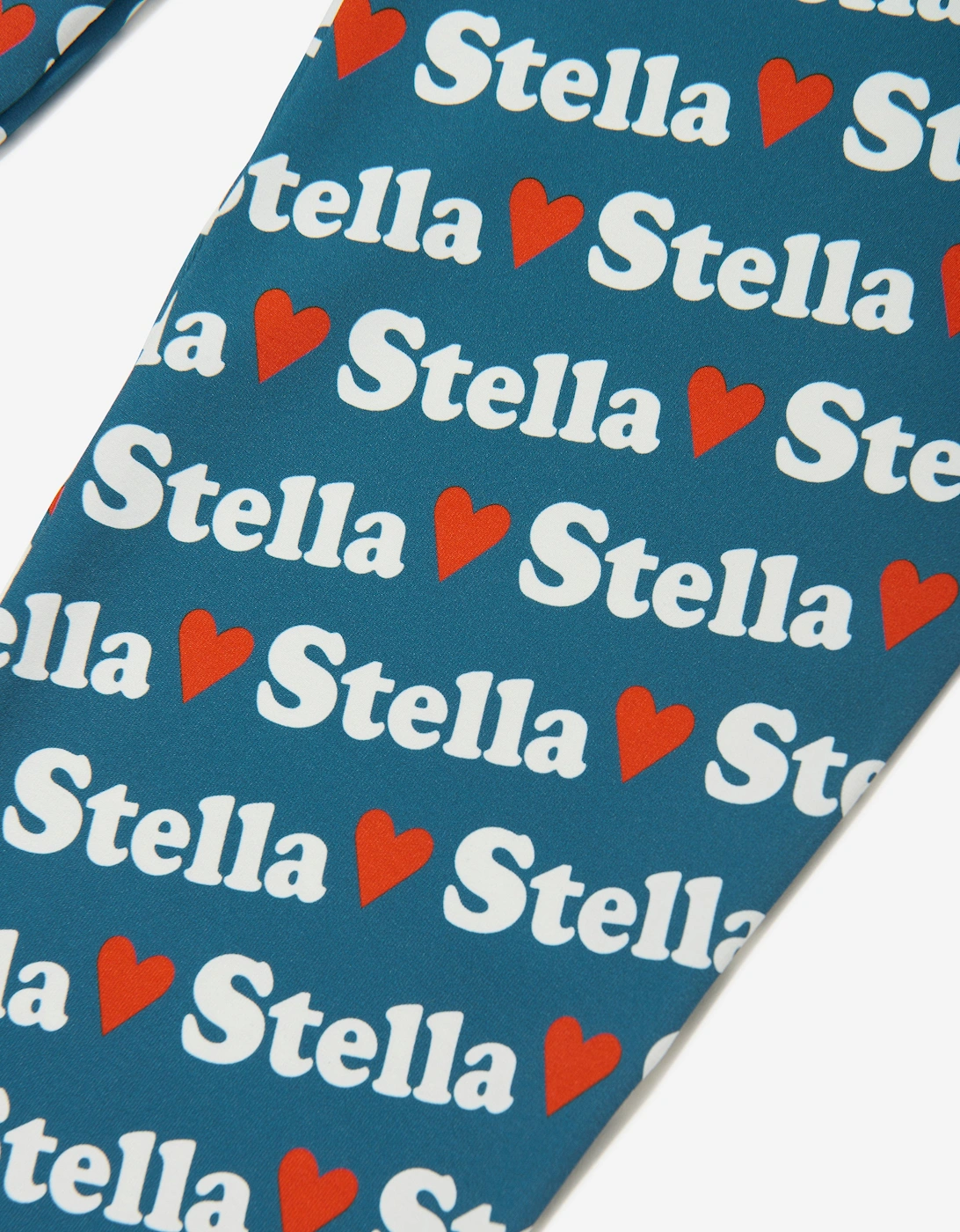 Girls Heart Logo Leggings in Blue