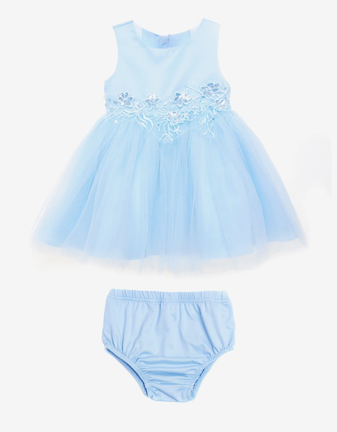 Baby Girls Starlight Dress in Blue, 5 of 4