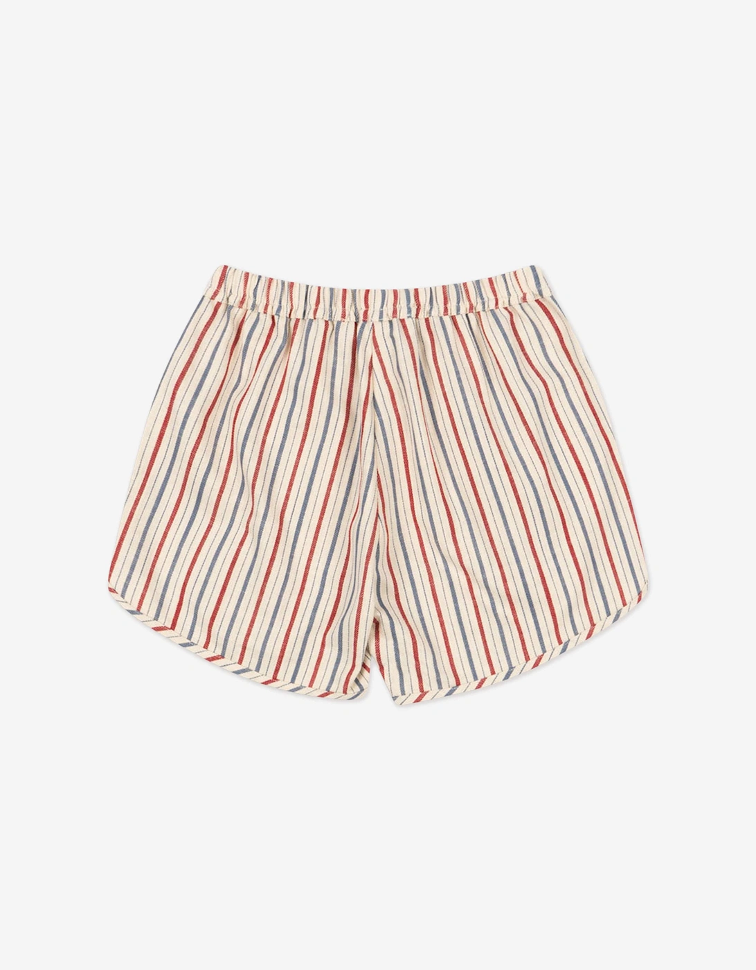 Boys Marlon Striped Shorts in Ivory