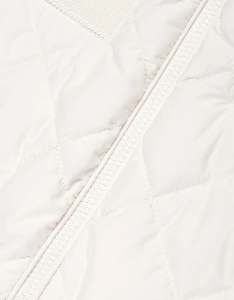 Enfant Girls Down Padded Philanta Jacket in White
