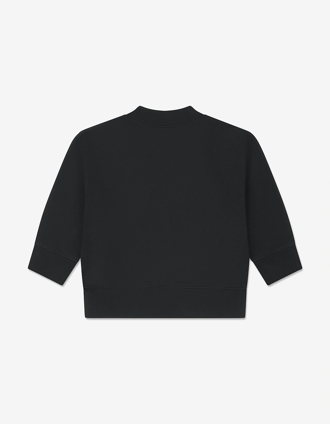 Boys PA Smiley Bear Sweatshirt in Black