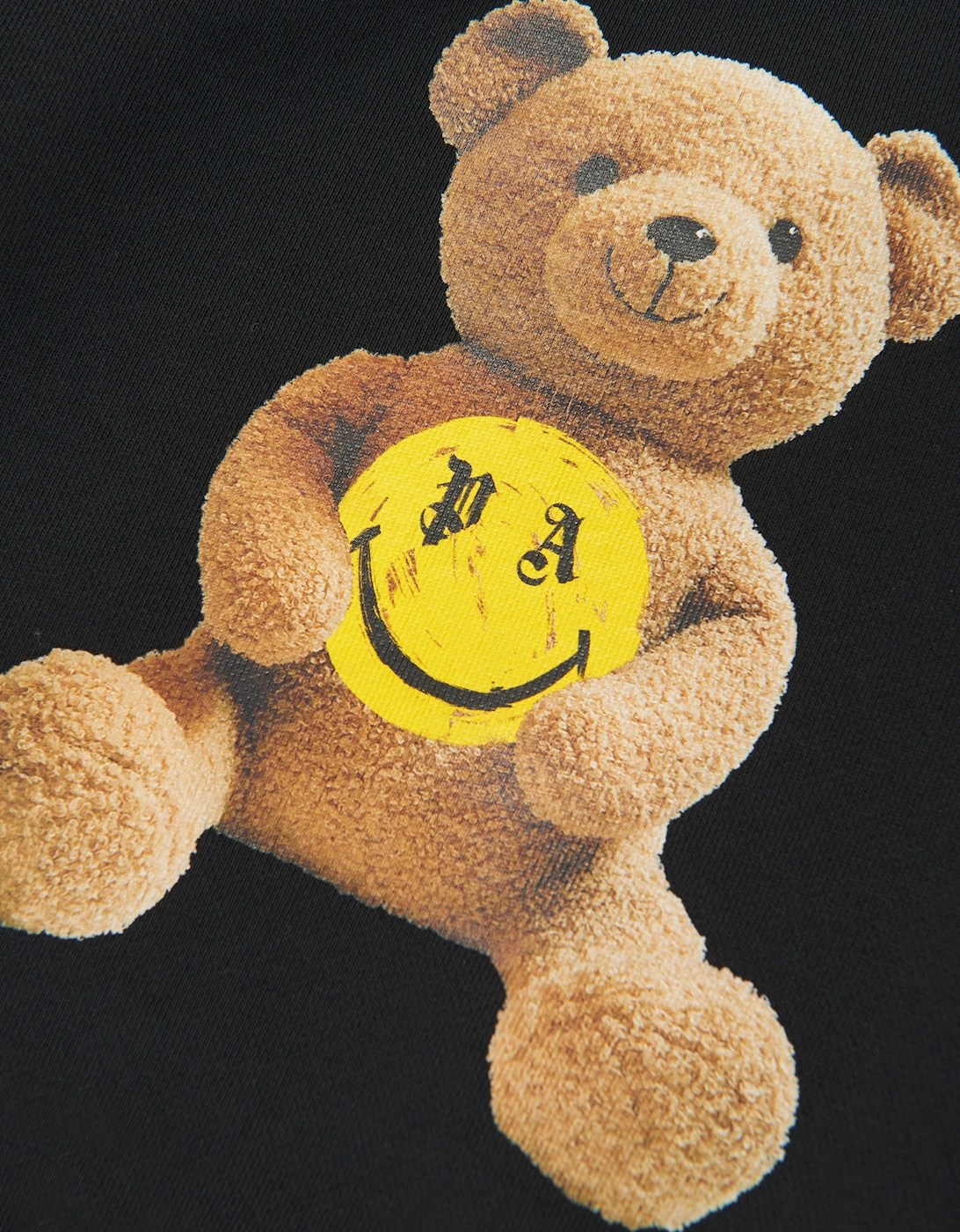 Boys PA Smiley Bear Sweatshirt in Black