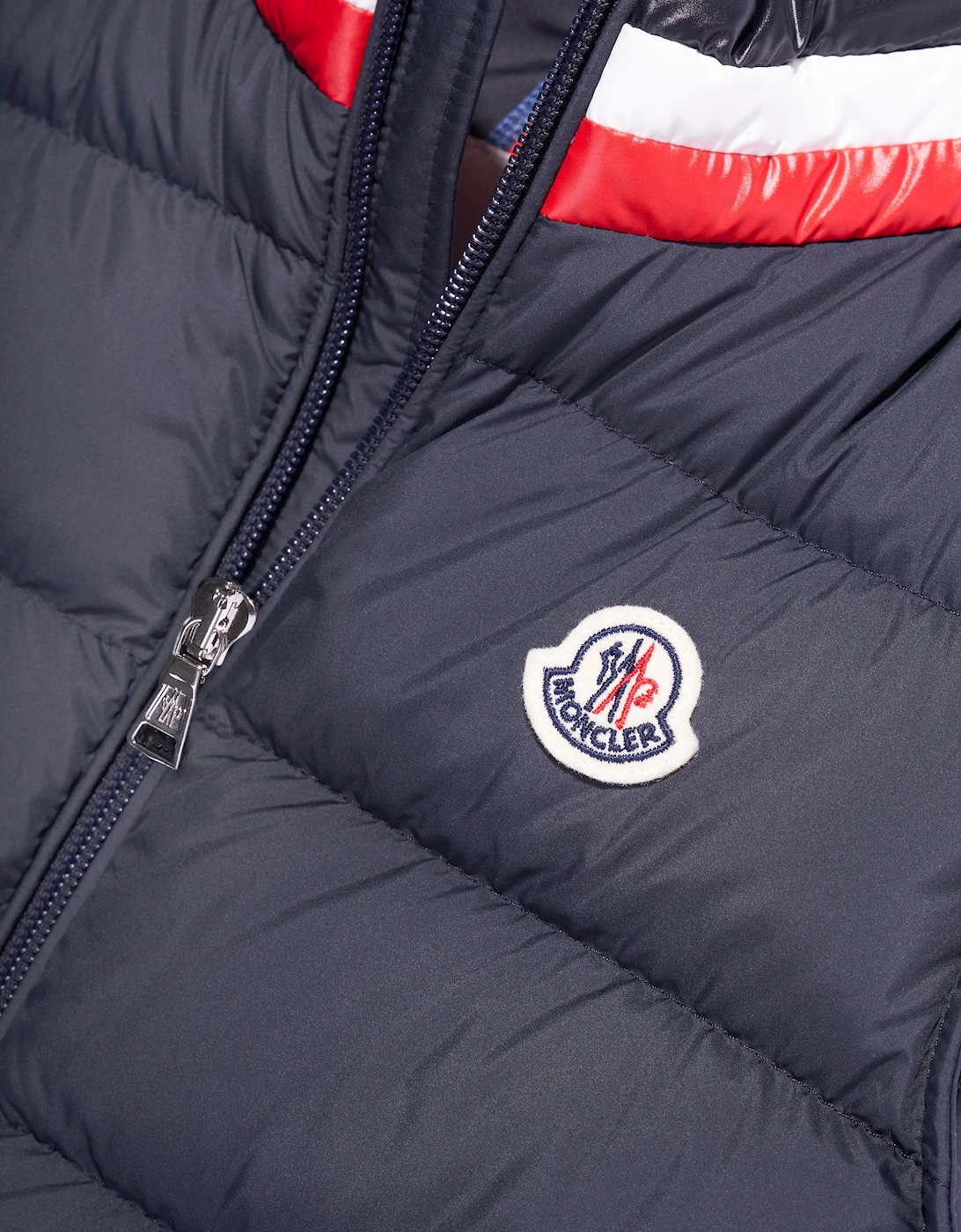 Enfant Boys Down Padded Merab Gilet in Navy