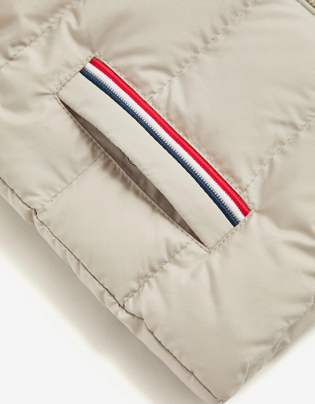 Baby Boys Down Padded Buang Gilet in Beige
