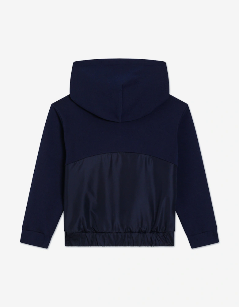 Boys Logo Hoodie in Navy