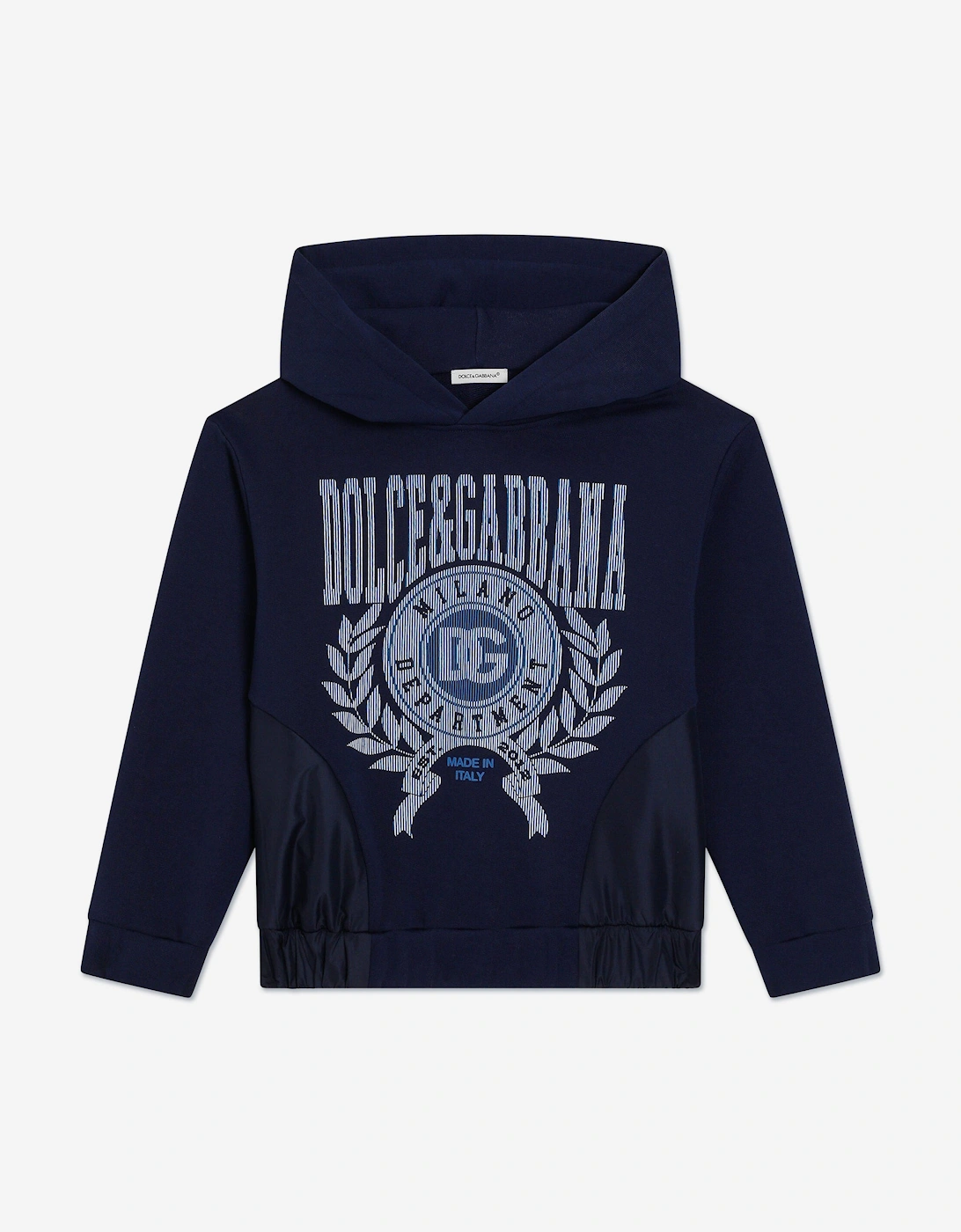 Boys Logo Hoodie in Navy, 6 of 5