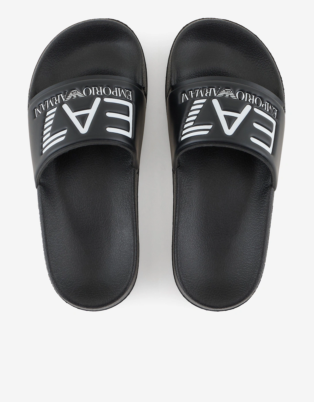 Boys Logo Sliders in Black
