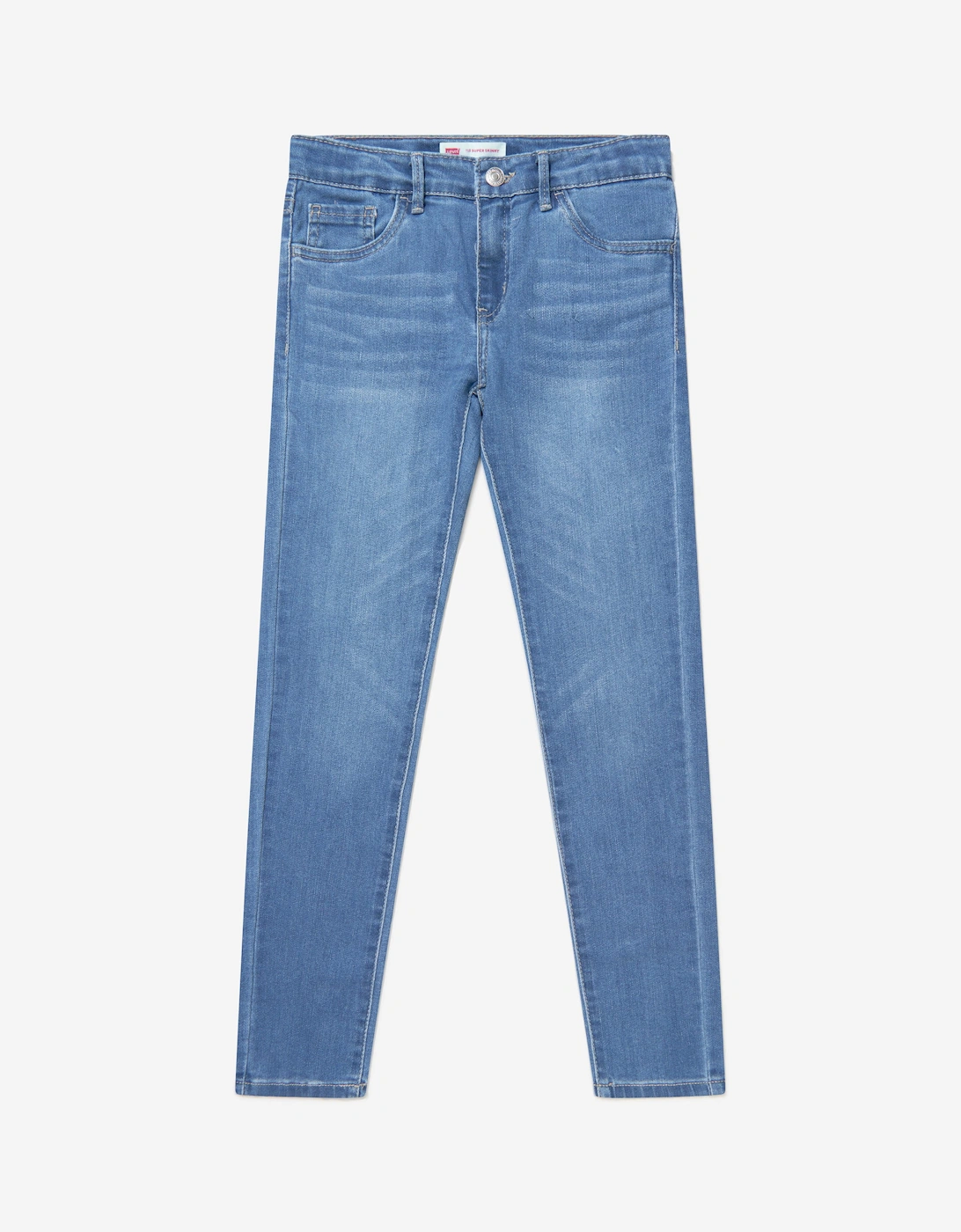 Girls 710 Super Skinny Jeans in Blue, 5 of 4