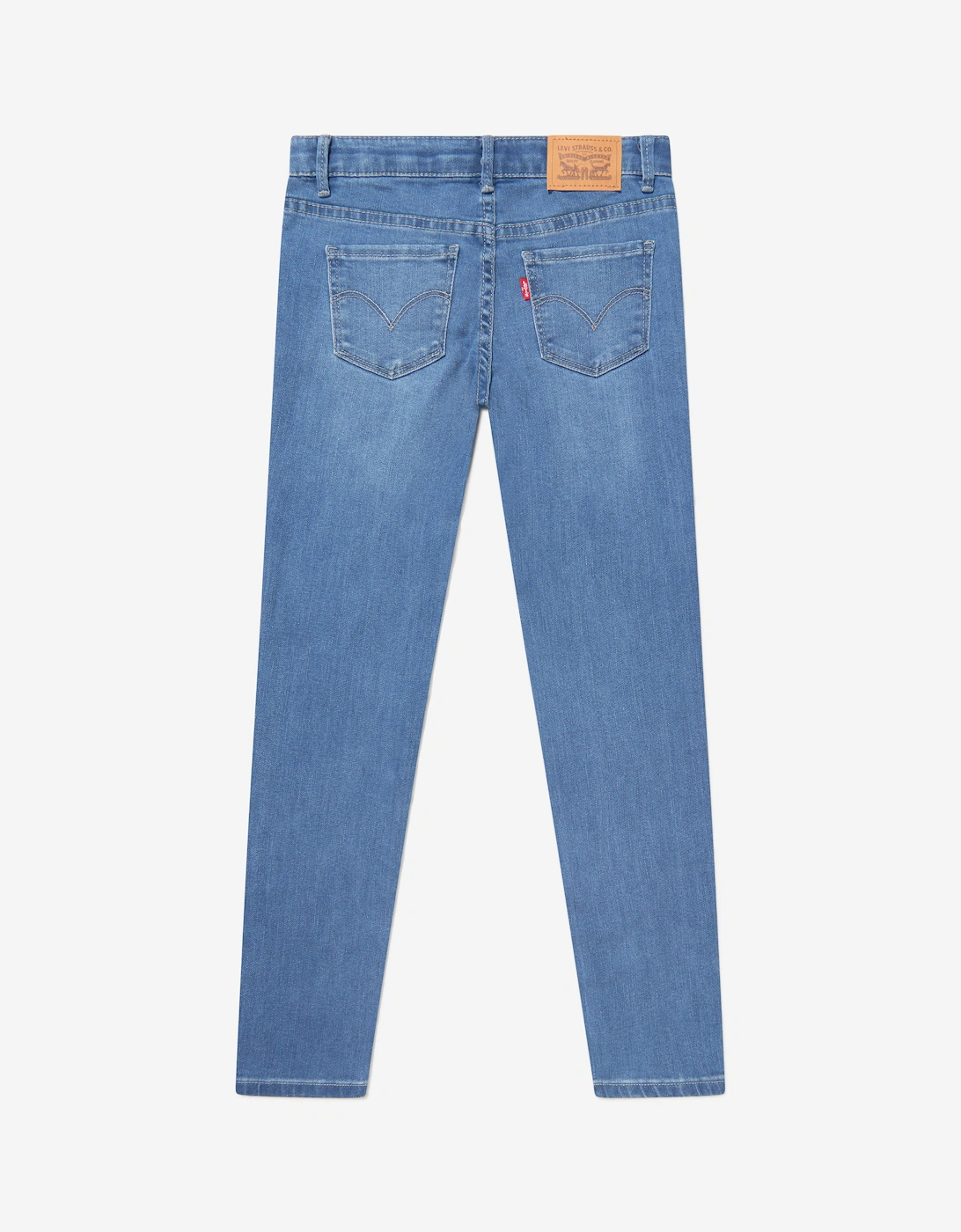 Girls 710 Super Skinny Jeans in Blue