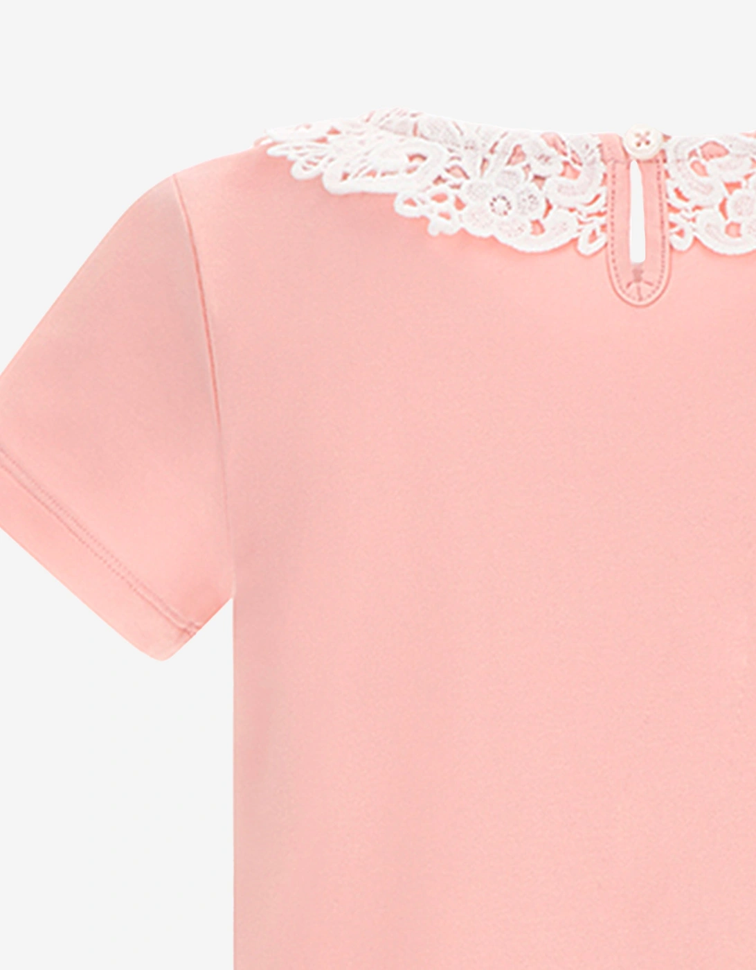 Girls Logo Print T-Shirt in Pink