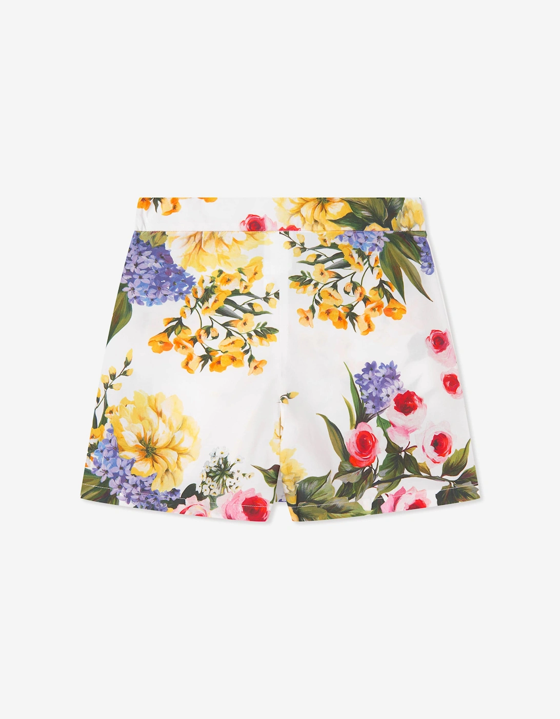 Girls Flower Print Skort in Multicolour