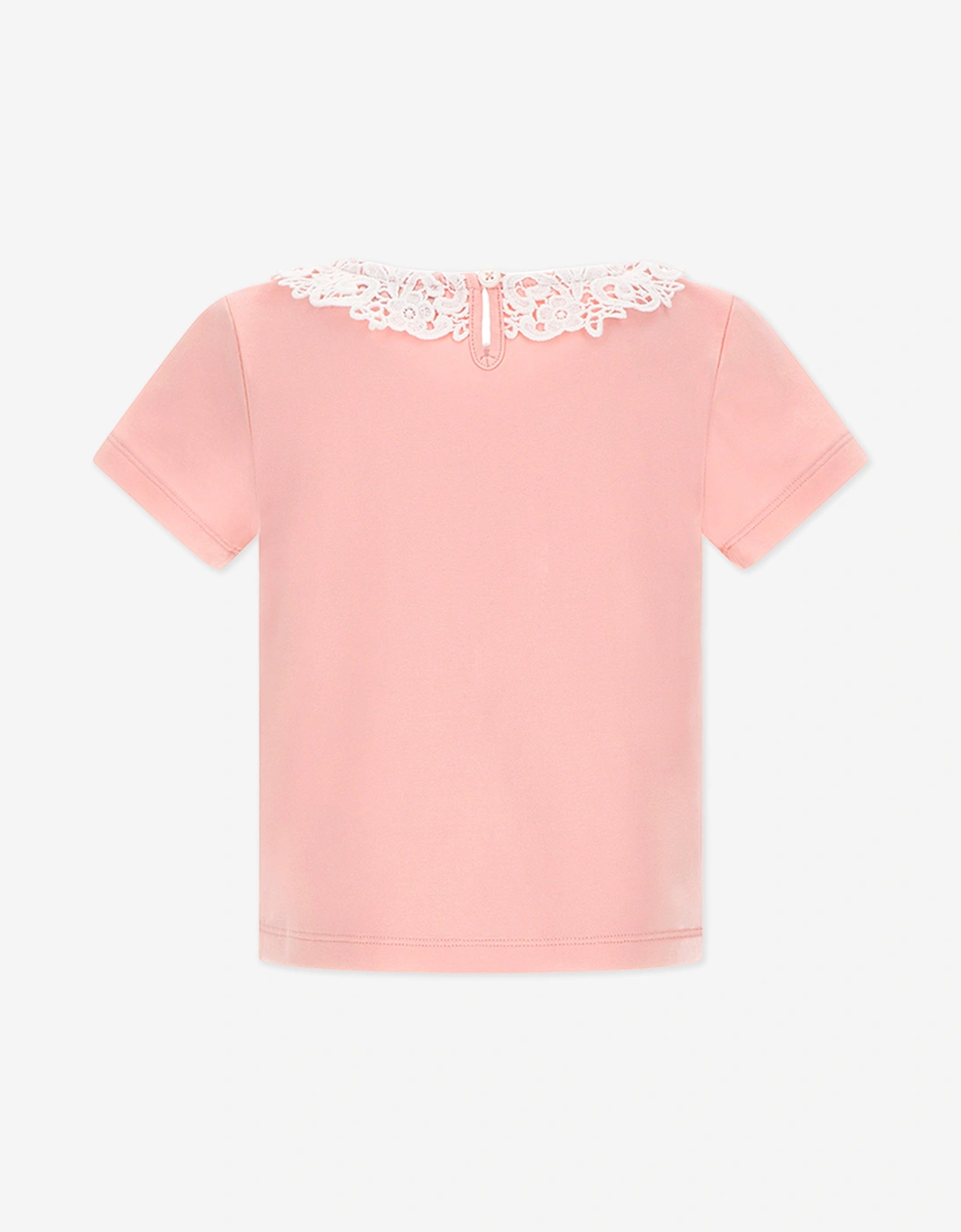 Girls Logo Print T-Shirt in Pink
