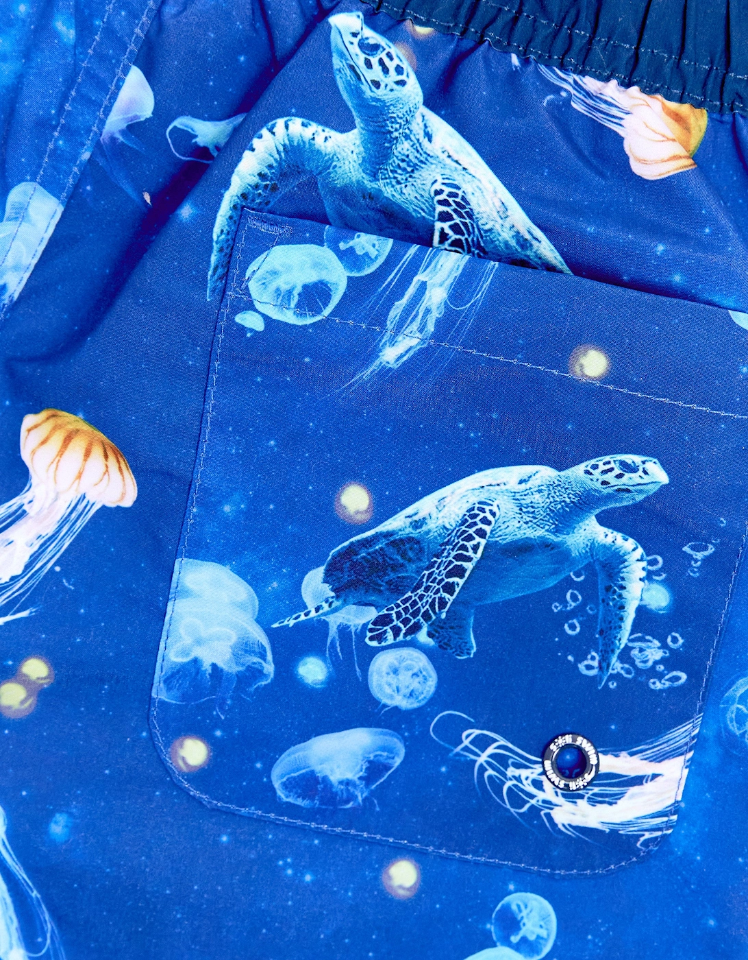 Boys Turtle Beach Shorts in Blue (UPF50+)