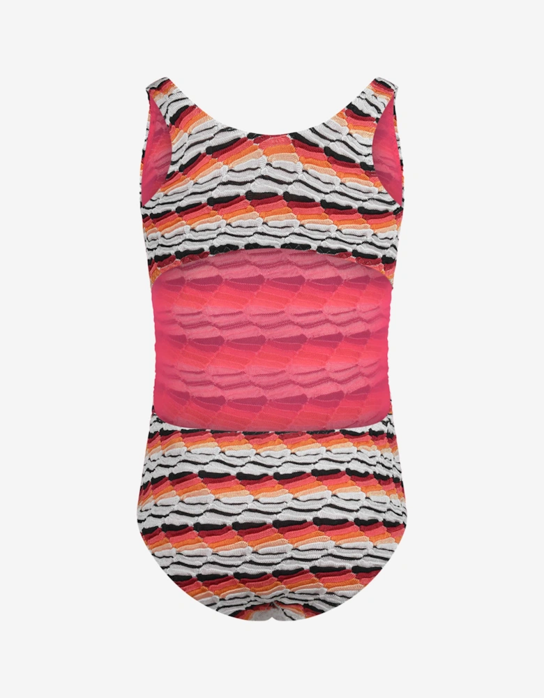 Girls Patterned Swimsuit