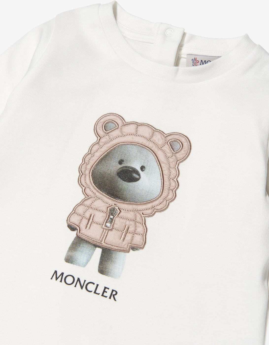 Enfant Baby Girls Bear Print Babygrow