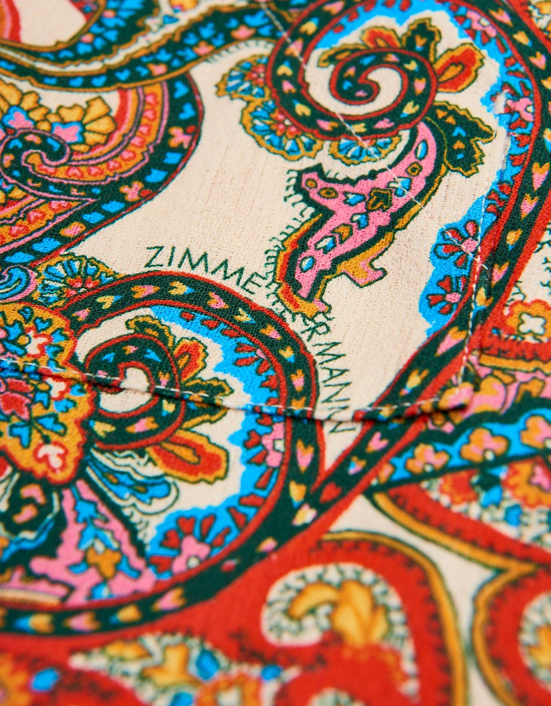Girls Paisley Ottie Hooded Coverup in Multicolour