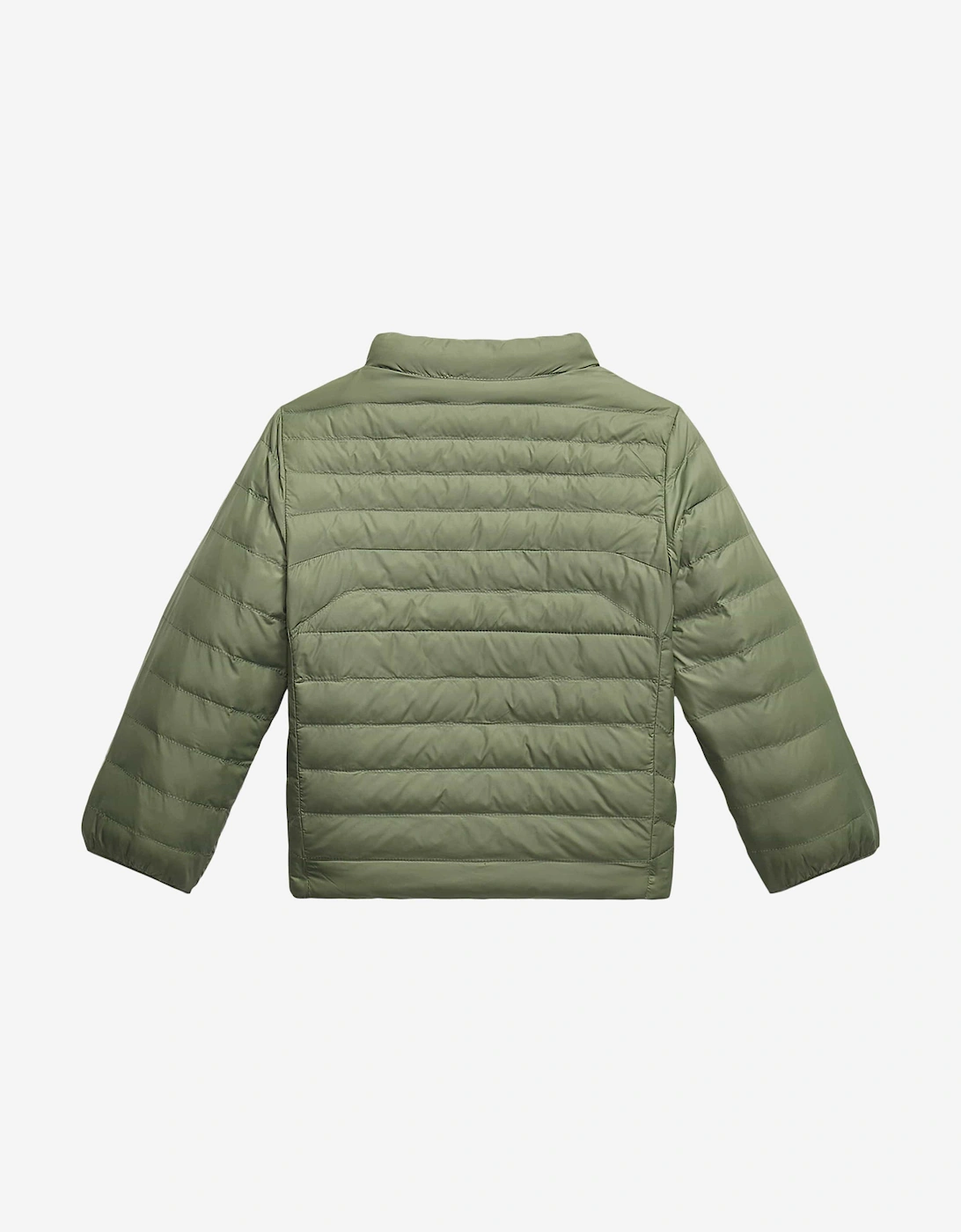 Boys Reversible Puffer Jacket in Beige