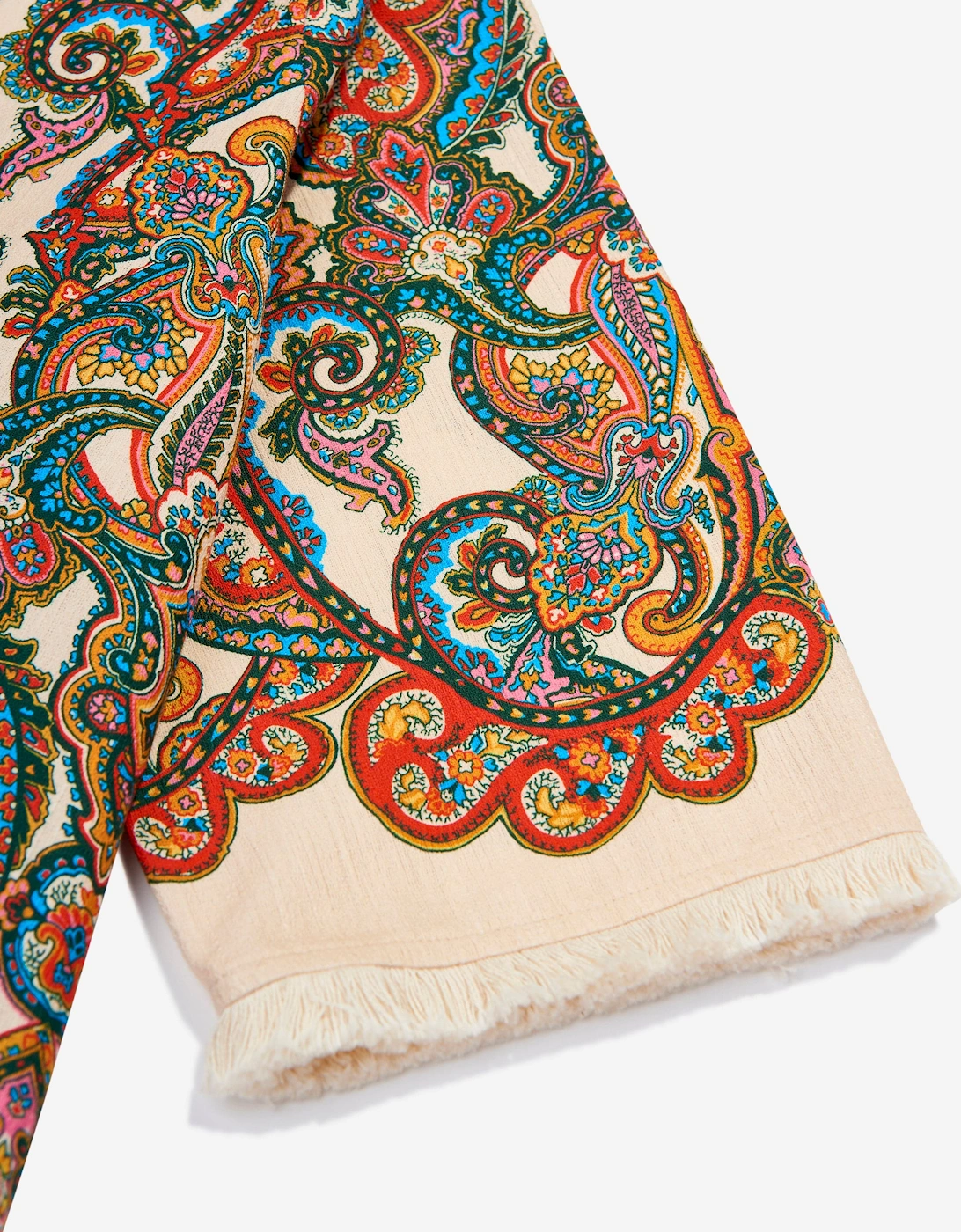 Girls Paisley Ottie Hooded Coverup in Multicolour