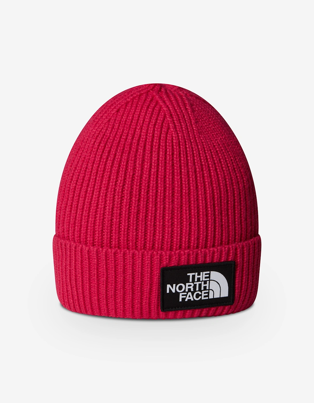 Kids Logo Box Cuffed Beanie in Pink, 6 of 5