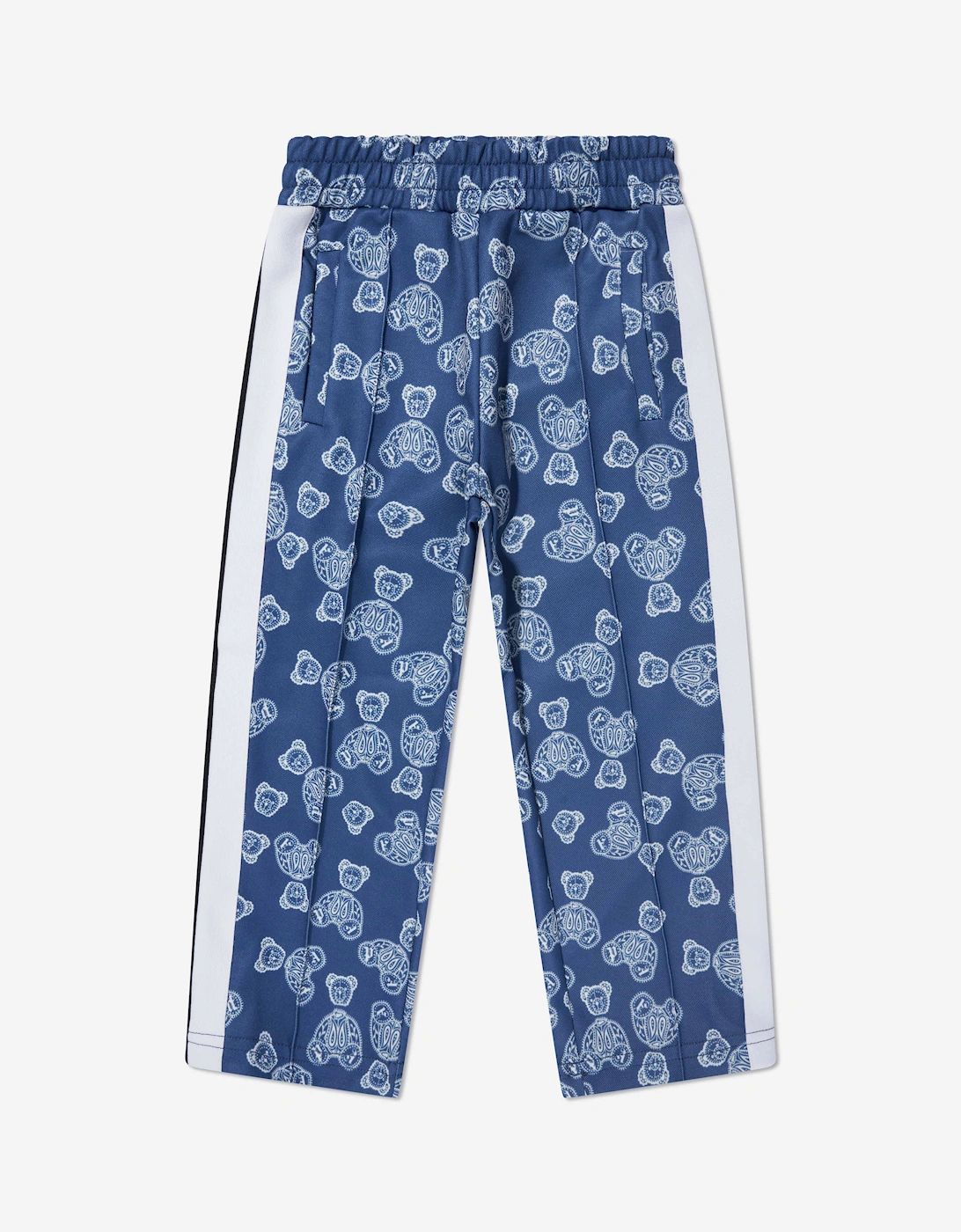 Boys AOP Bears Paisley Track Pants in Blue, 5 of 4