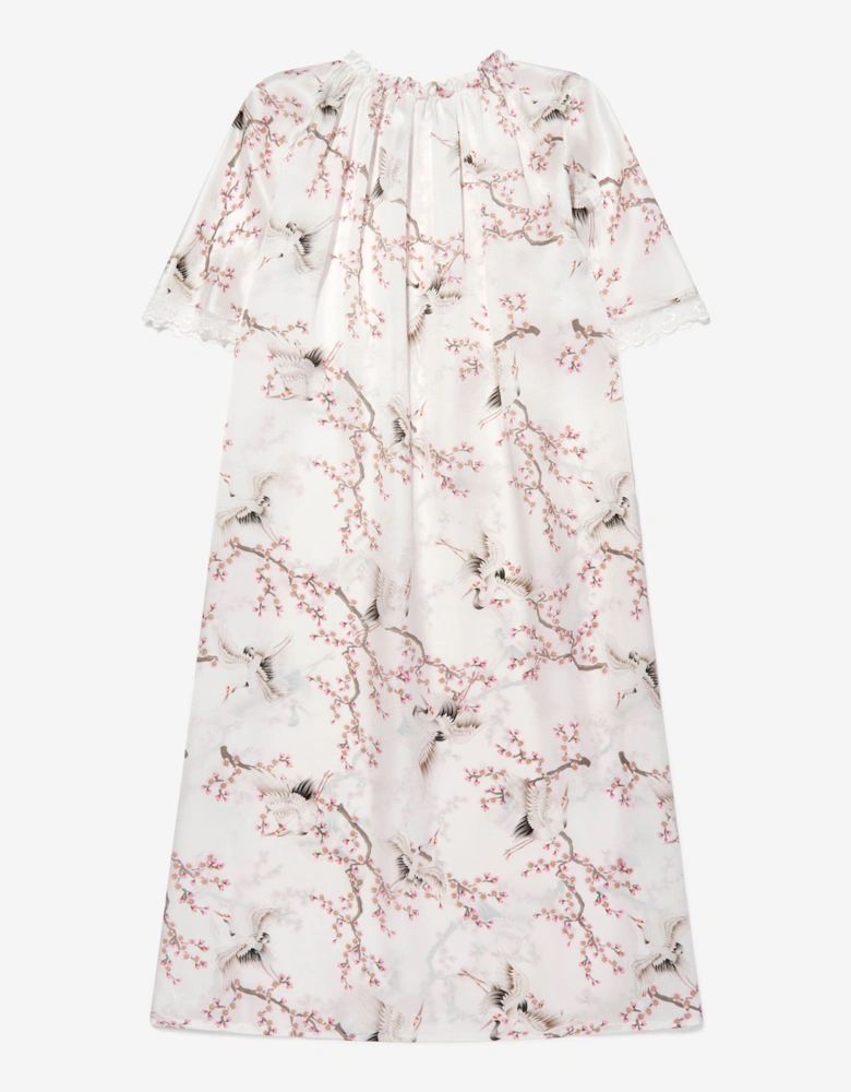 Girls Silk Birds Antonia Nightdress
