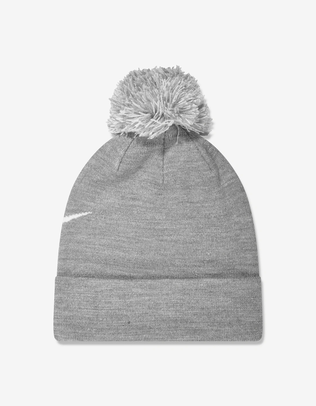 Boys Swoosh Pom Beanie and Glove Set in Grey