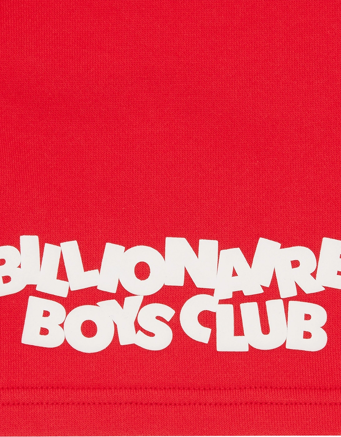Boys Astro Helmet Sweat Shorts in Red