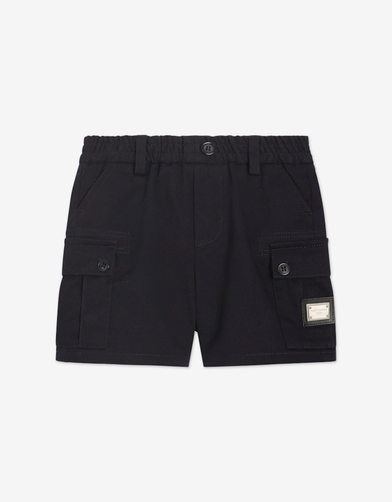 Baby Boys Cargo Shorts in Navy