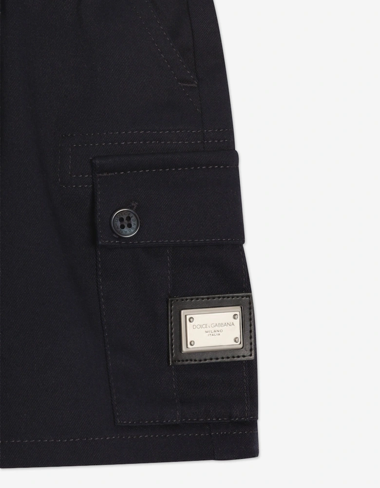 Baby Boys Cargo Shorts in Navy