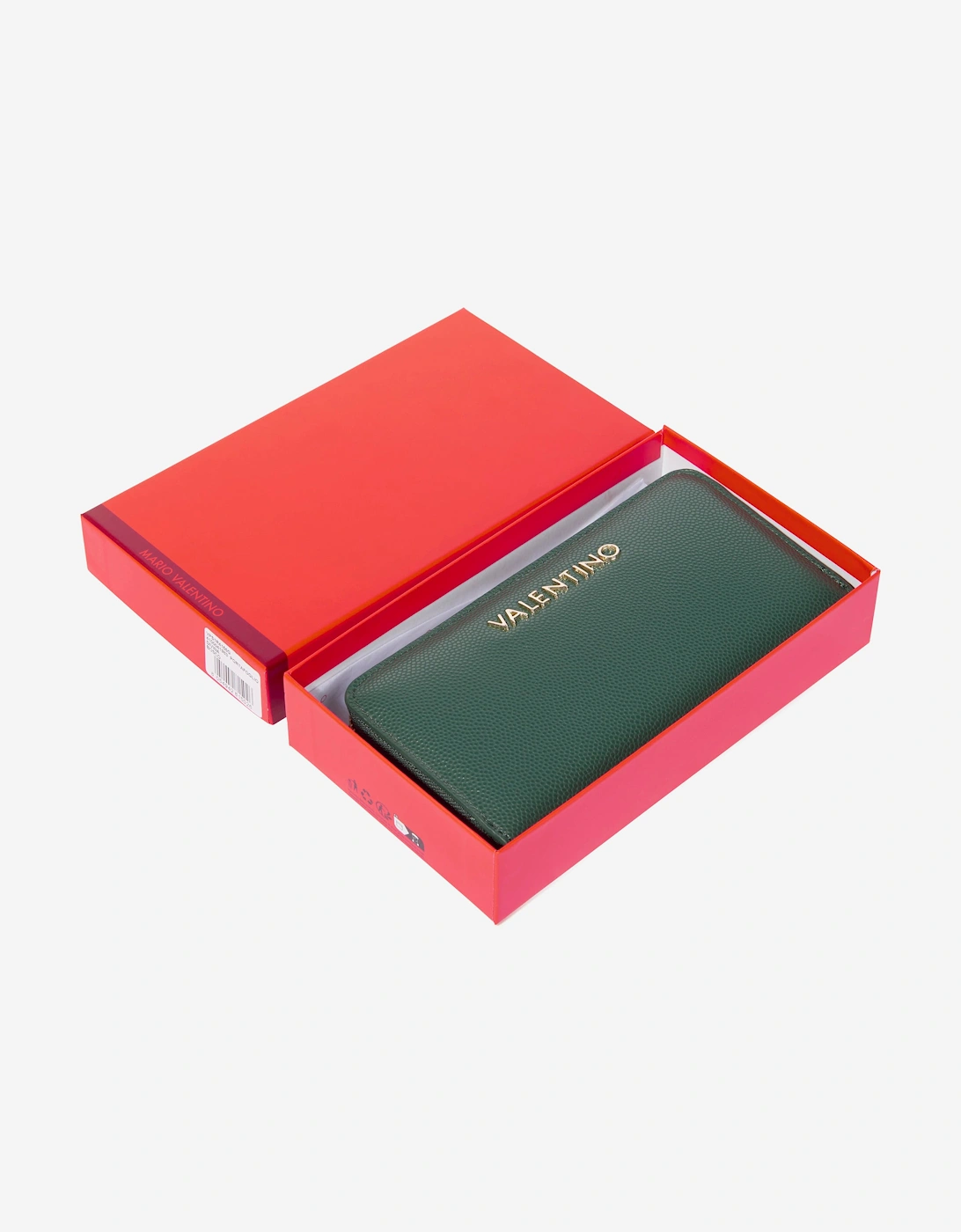 Divina Zip Around Wallet in Green (14.5cm)