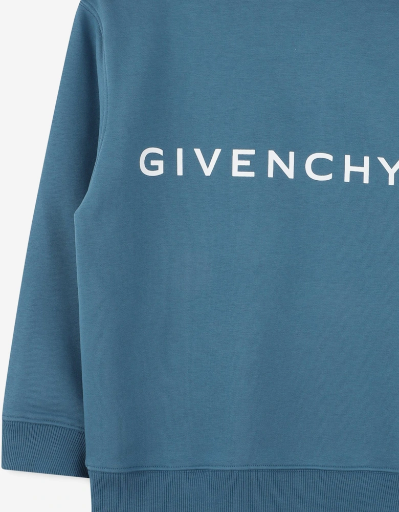Boys 4G Logo Sweatshirt in Blue