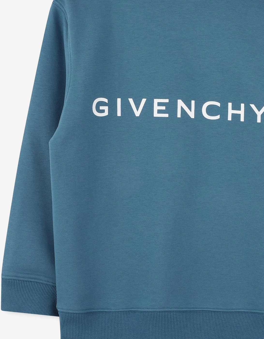 Boys 4G Logo Sweatshirt in Blue
