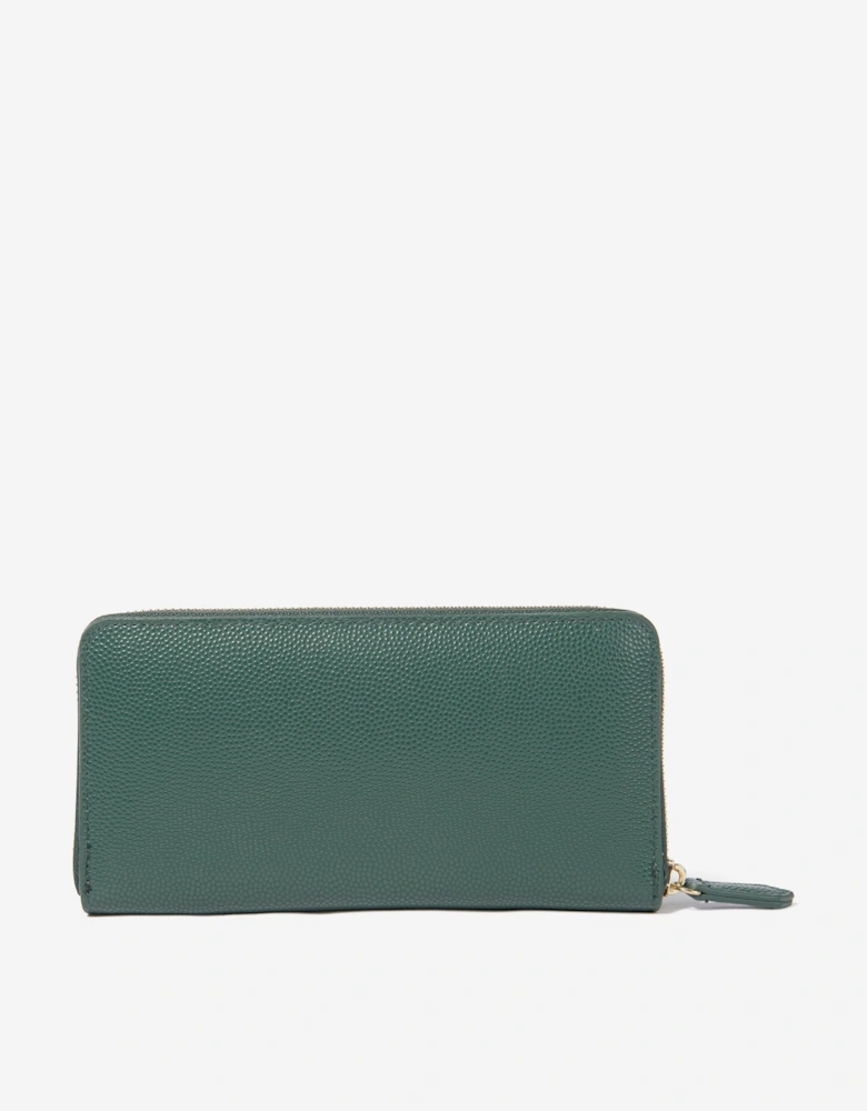 Divina Zip Around Wallet in Green (14.5cm)