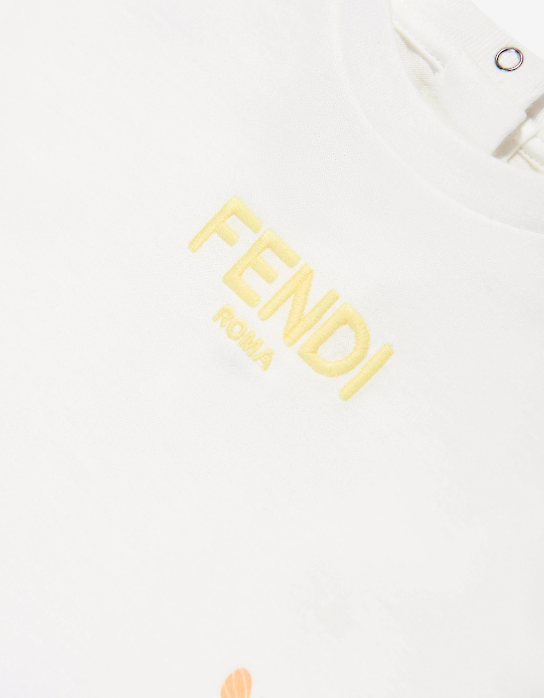 Baby Girls Floral T-Shirt in White