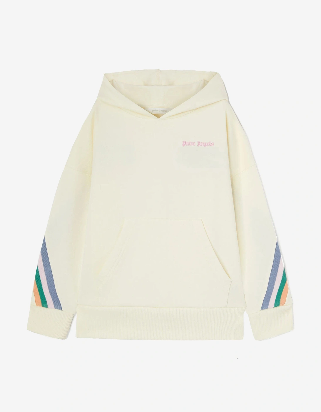 Girls Colourful Track Hoodie in Ivory, 6 of 5