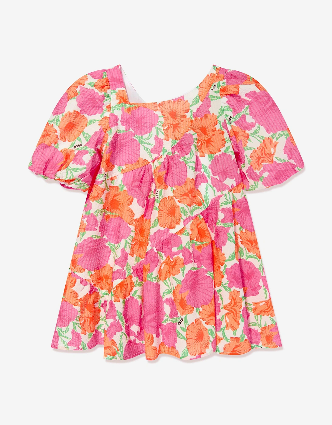 Girls Seersucker Dress in Pink, 5 of 4