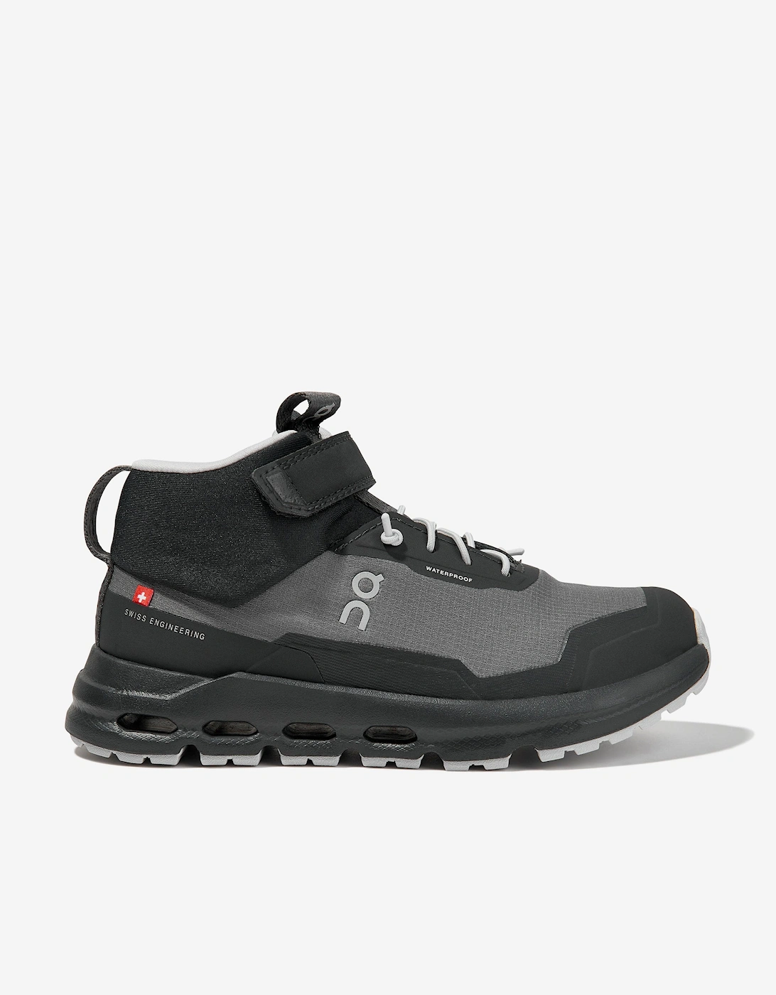 Running Kids Cloudhero Mid Waterproof Trainers in Grey, 5 of 4